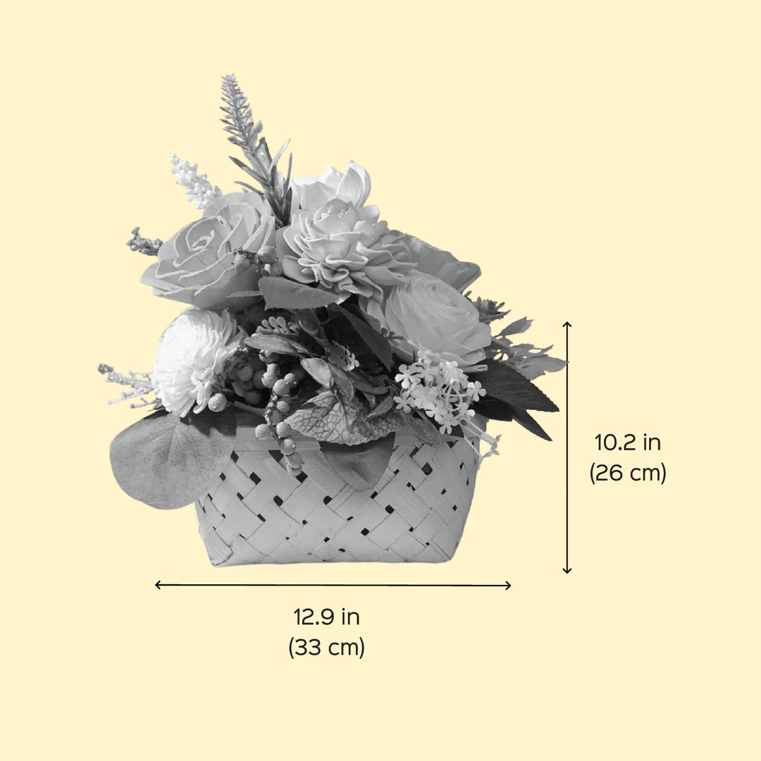 Handmade Gul Tokari Shola Flower Centerpiece