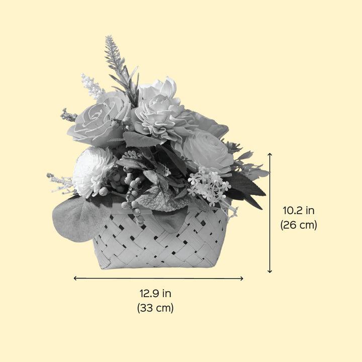 Handmade Gul Tokari Shola Flower Centerpiece