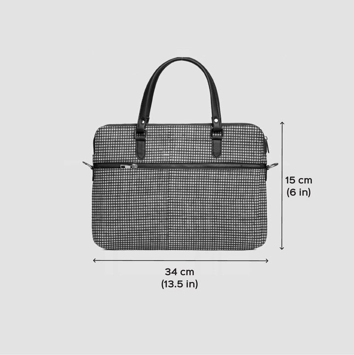 Forest Vegan Leather Laptop Bag