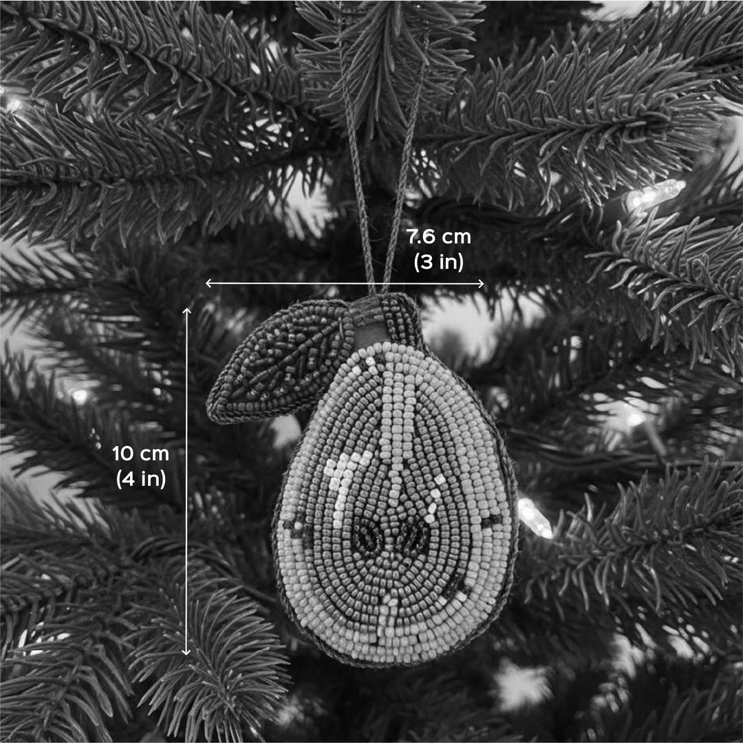 Pear Beaded Premium Zardozi Ornament