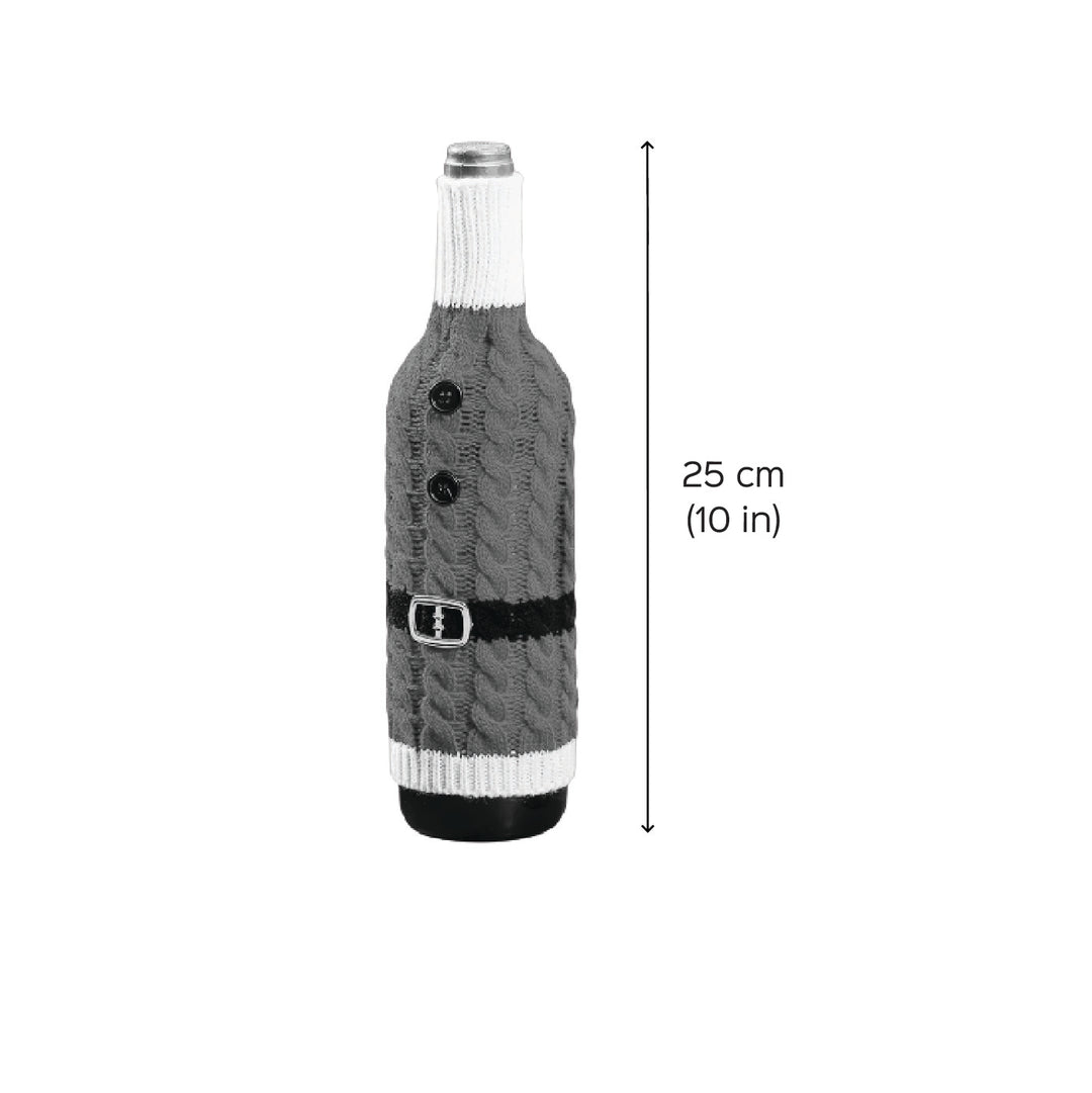 Handmade Cute Knitted Christmas Bottle Covers | Xmas Gifting Ideas | Set Of 4