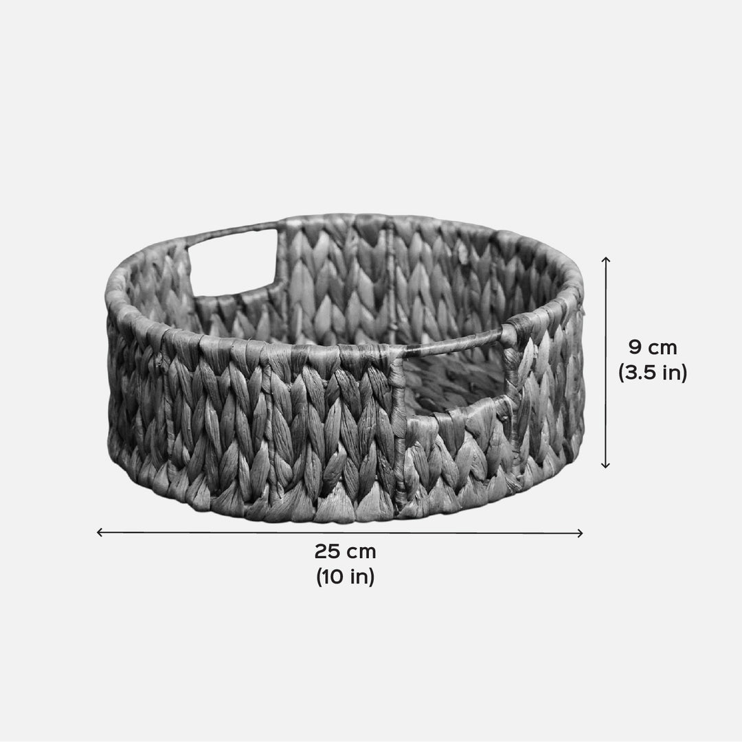 Handmade Water Hyacinth Round Tray