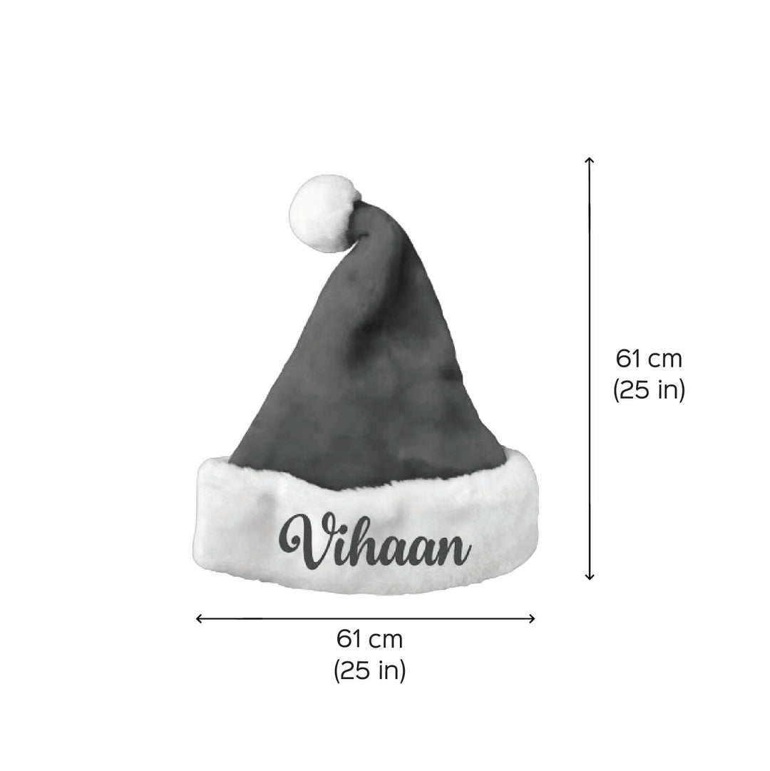 Handmade Think Plush Fur Adult Christmas Santa Hat | Xmas Gifting Ideas