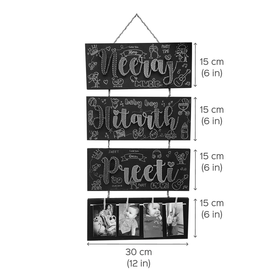 String Art Family Nameplate Personalized Wall Hanging - Zwende
