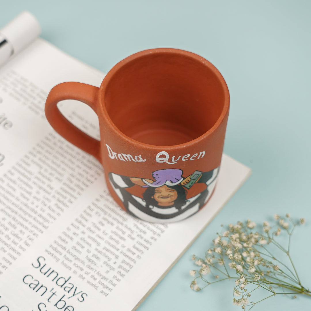 Photo Personalized Hand-Painted Terracotta Mug