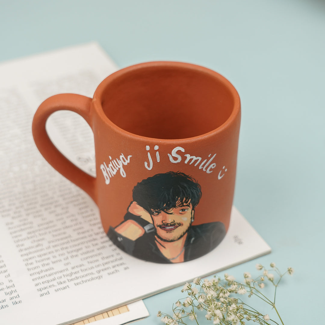 Photo Personalized Hand-Painted Terracotta Mug
