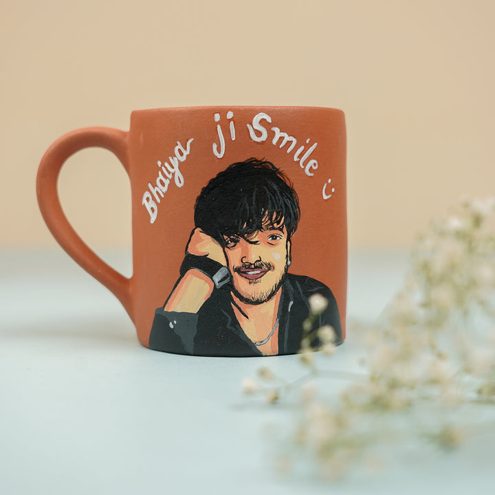 Photo Personalized Hand-Painted Terracotta Mug