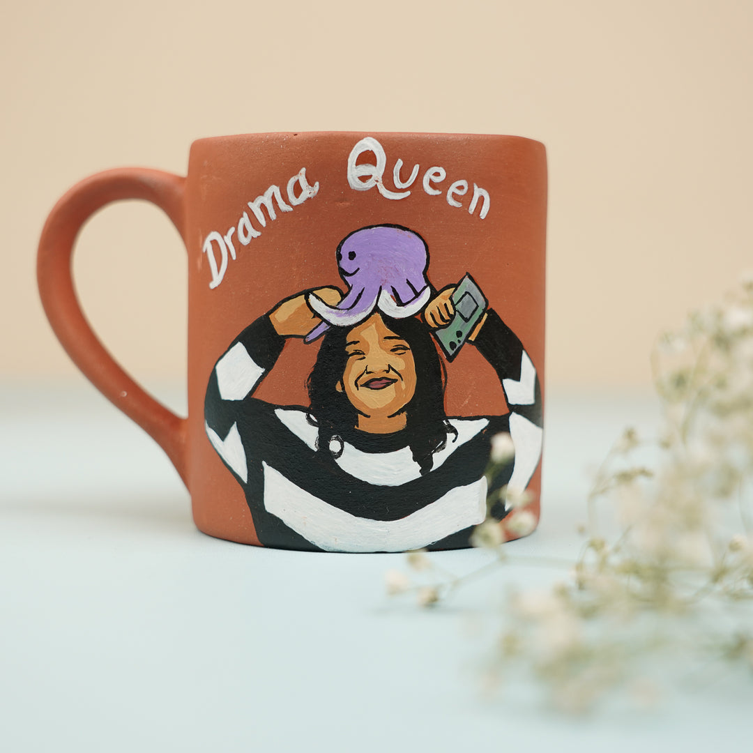 Photo Personalized Hand-Painted Terracotta Mug
