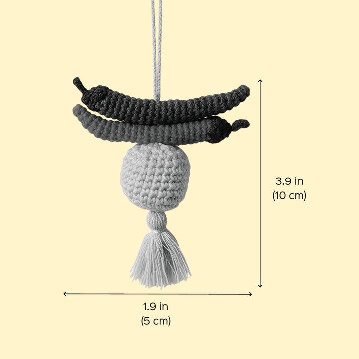 Handmade Crochet Nimbu Mirchi Hanging