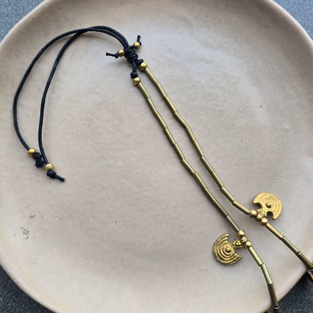 Handmade Aurelia Adorn Brass Necklace