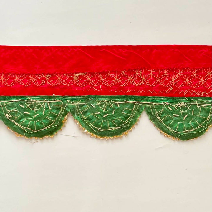 Handmade Gota Patti Round Geometry Toran