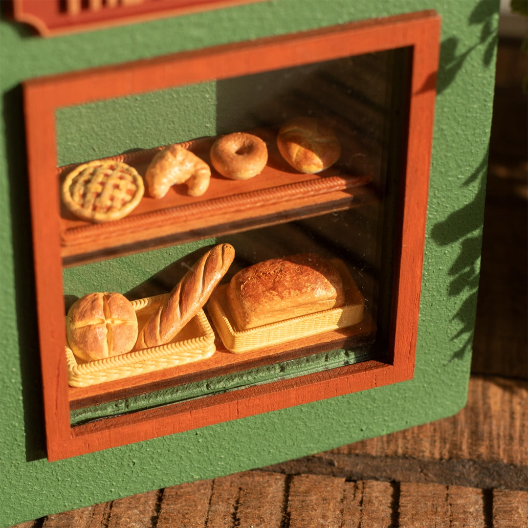 Personalized Handmade Miniature Lil Bakery Shop Themed Pen Stand For Decor
