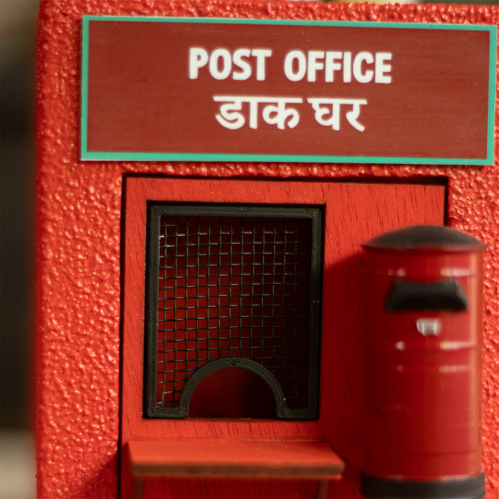Personalized Handmade Miniature Post Office Themed Pen Stand For Decor