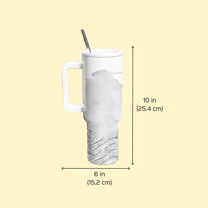 Photo Personalized Hand-Painted Single Character Pop Art Illustrated Insulated Sipper