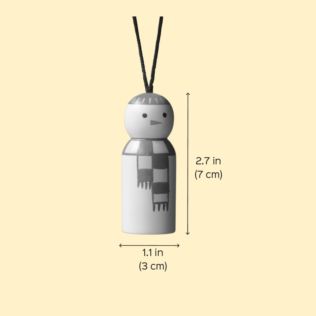 3 pc | Handmade Wooden Christmas Ornaments For Tree Decoration