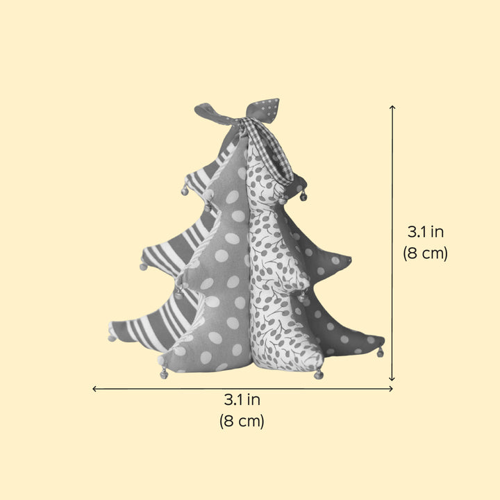 3 Inch | Handmade Polka Dot Christmas Tree For Decoration