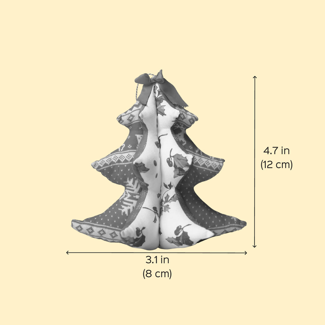 4 Inch | Handmade Polka Dot Christmas Tree For Decoration