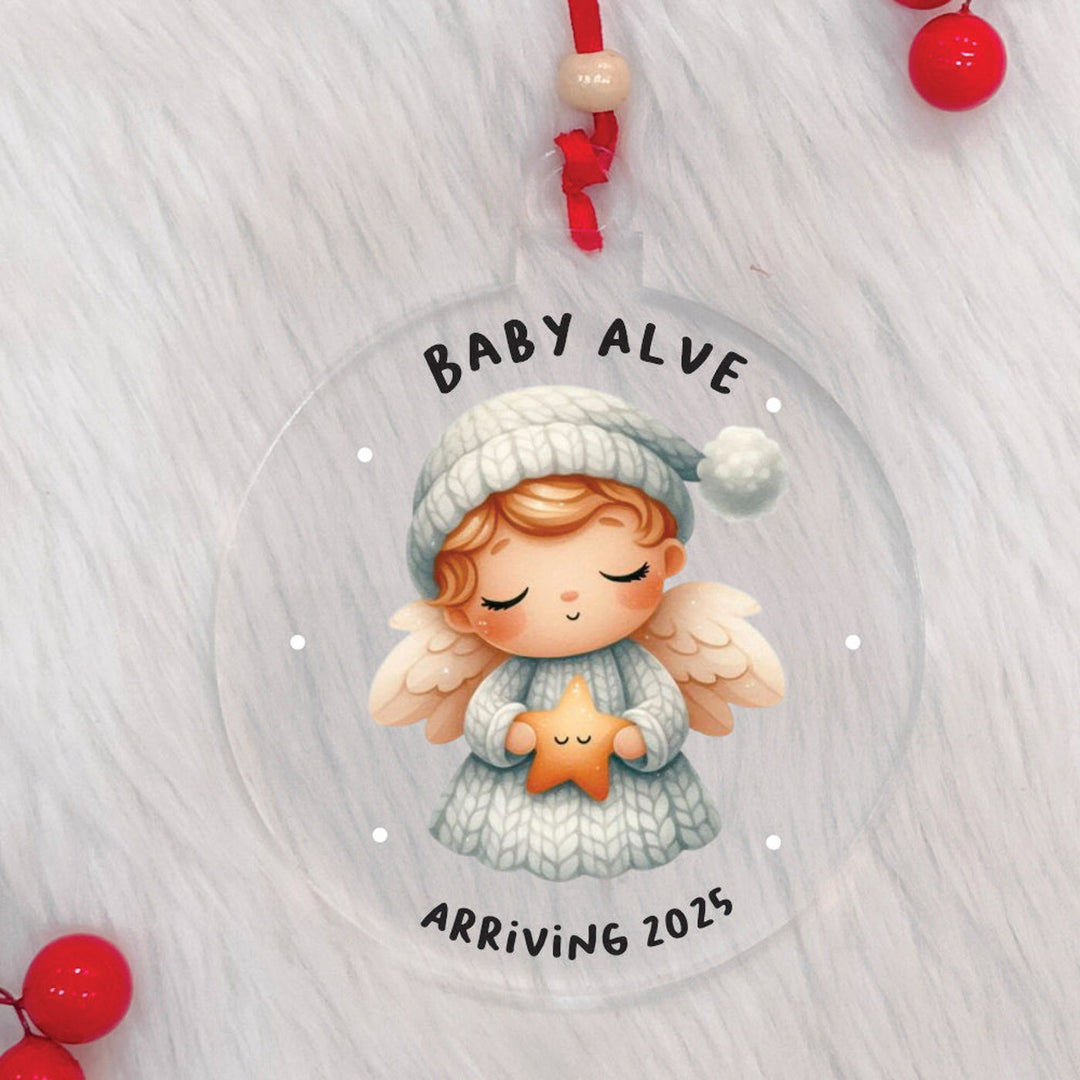 Personalized Handmade Fairy Wings Acrylic Ornament