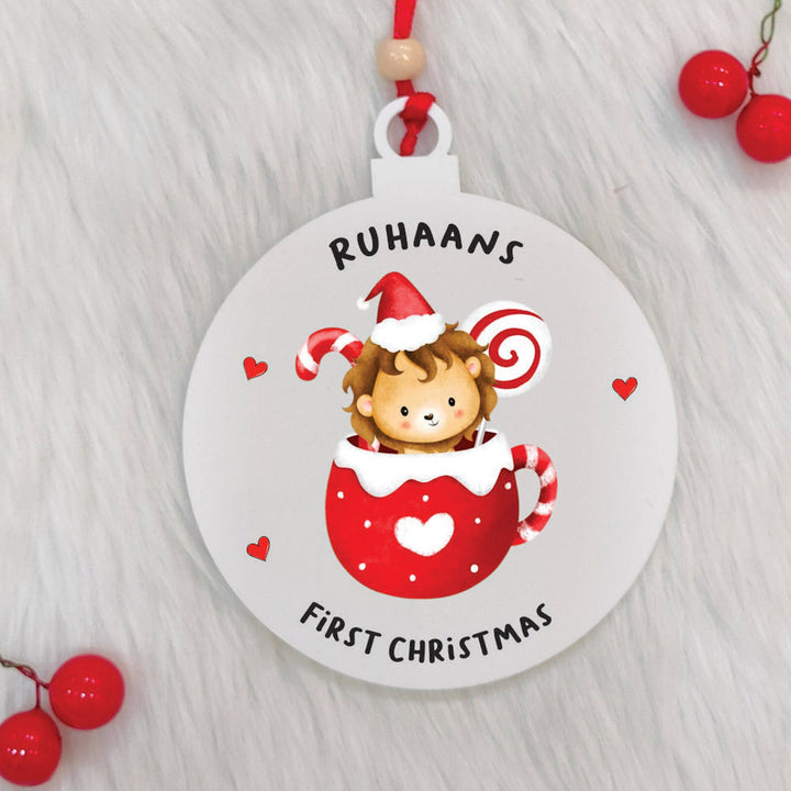 Personalized Handmade Jingle Bell Brew Acrylic Ornament