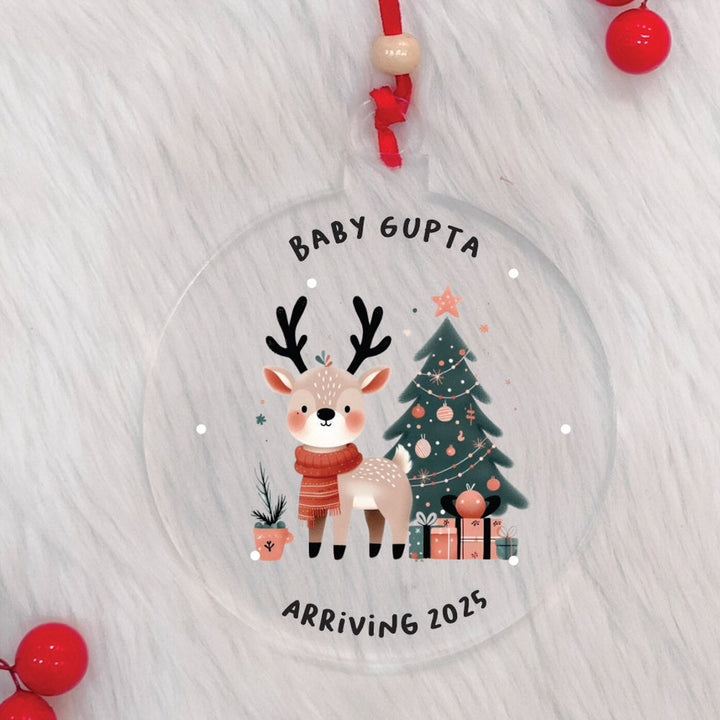 Personalized Handmade Reindeer’s Tree Of Magic Acrylic Ornament