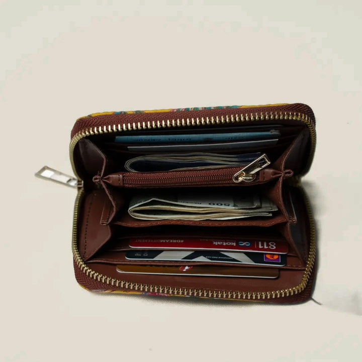 Badal Hand Block Printed Wallet