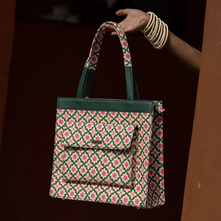 Bageechi Hand Block Printed All Time Tote Bag