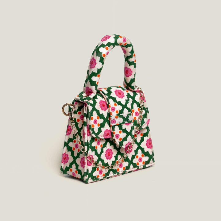 Mini Bageechi Hand Block Printed Chiq Bag