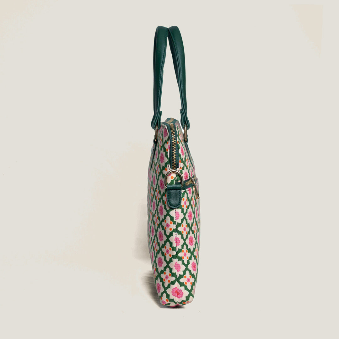 Bageechi Hand Block Printed Laptop Bag
