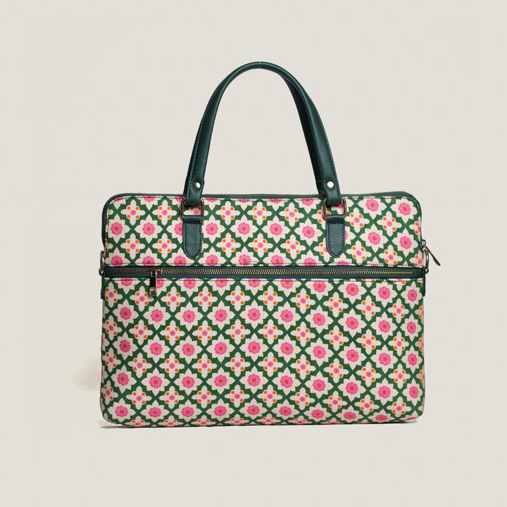Bageechi Hand Block Printed Laptop Bag