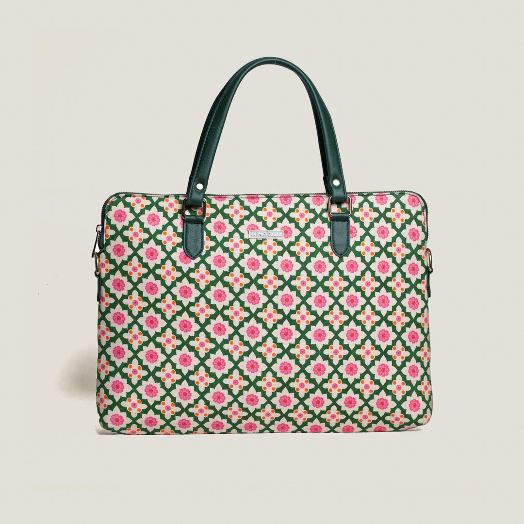 Bageechi Hand Block Printed Laptop Bag