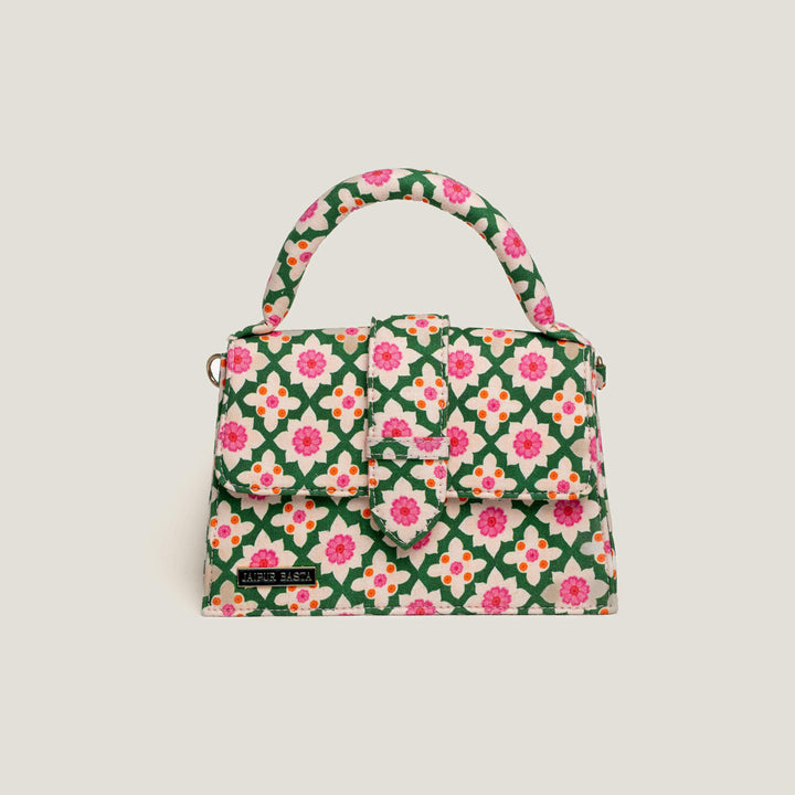 Bageechi Hand Block Printed Medium Chiq Bag