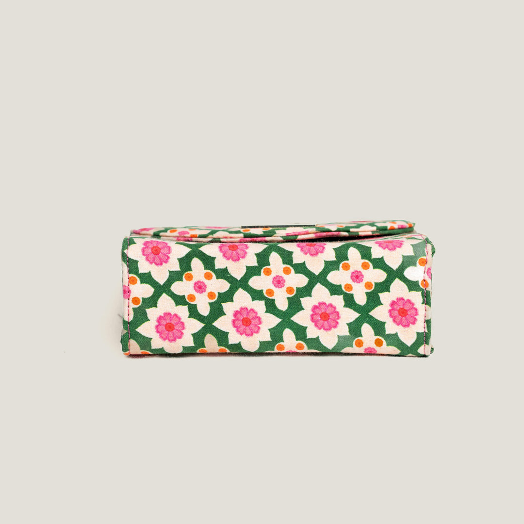 Bageechi Hand Block Printed Monaco Mini Sling Bag
