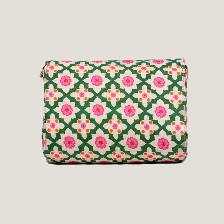 Bageechi Parnami Hand Block Printed Box Clutch