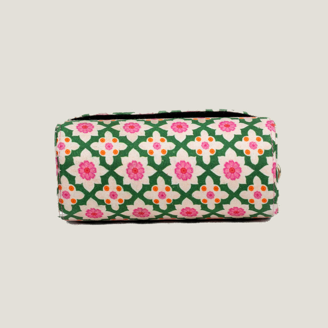 Bageechi Parnami Hand Block Printed Box Clutch