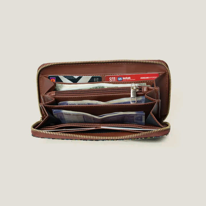 Bageechi Hand Block Printed Wrist Clutch