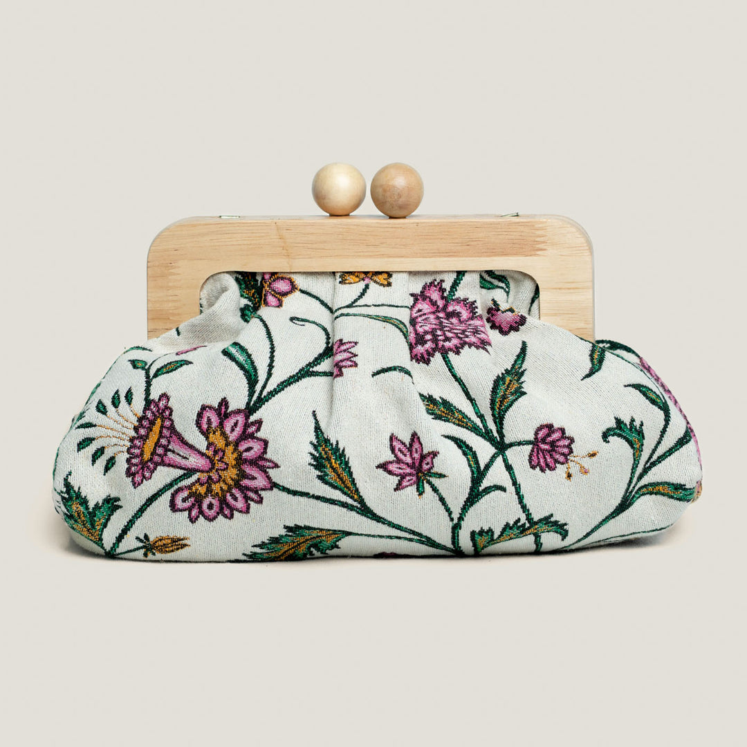 Bagh Jacquard Dome Clutch