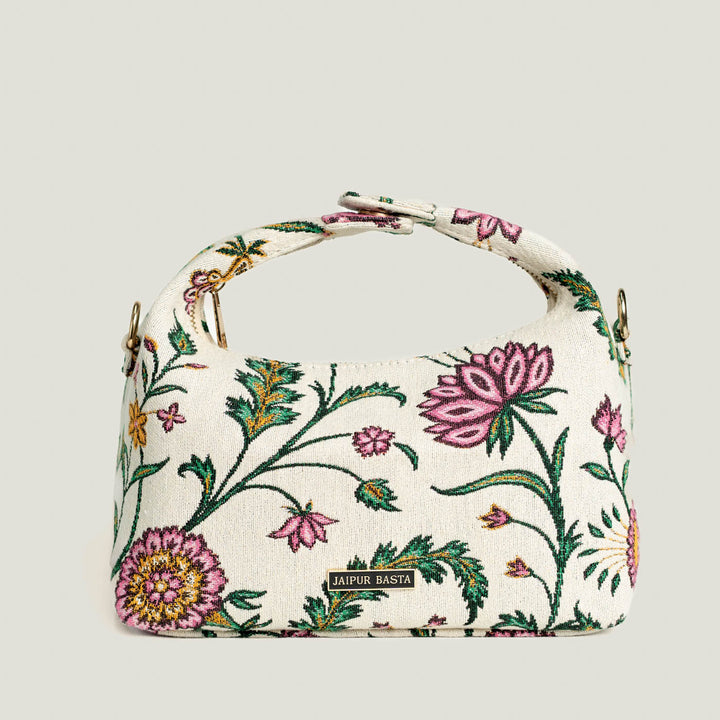 Bagh Print Jacquard Ellara Handbag