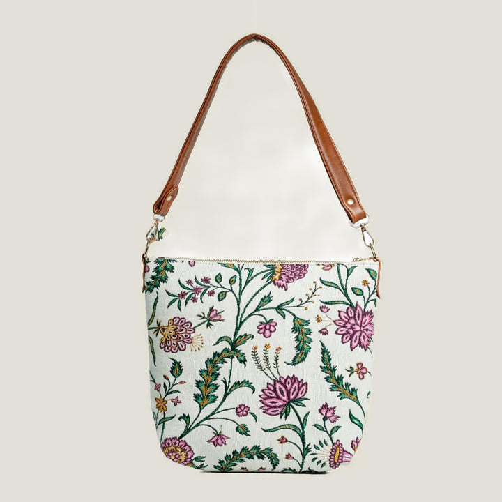Bagh Print Jacquard Shopper Bag