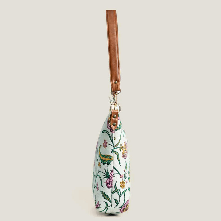 Bagh Print Jacquard Shopper Bag