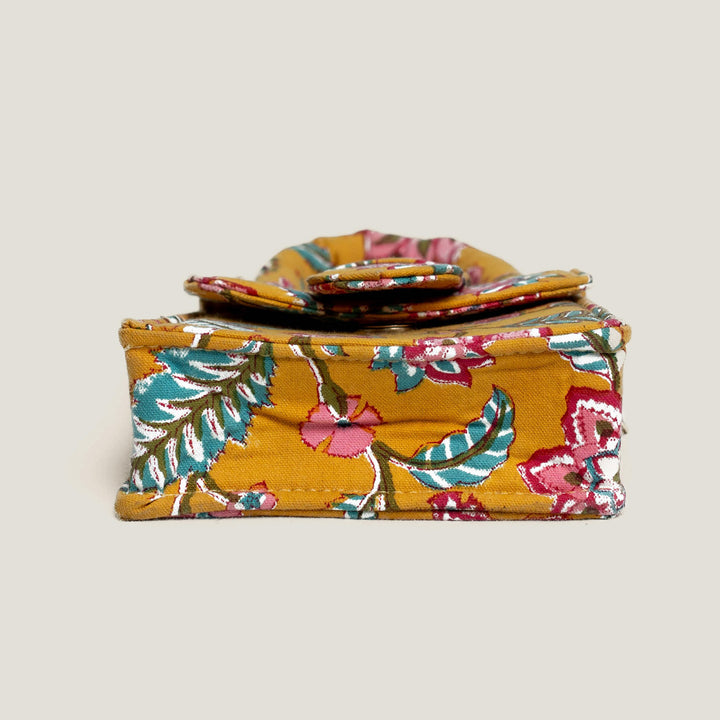 Mini Basant Hand Block Printed Chiq Bag