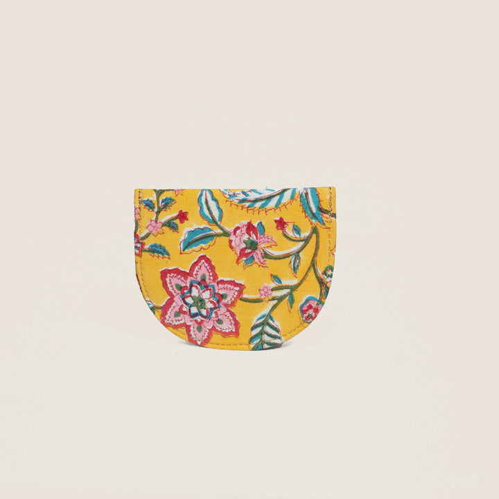 Basant Hand Block Printed Coin Pouch