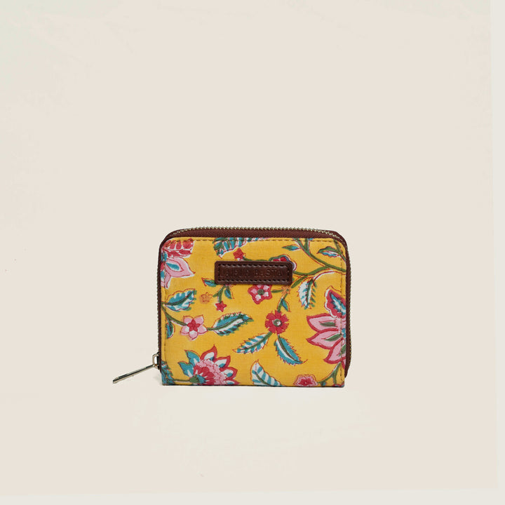 Basant Hand Block Printed Wallet