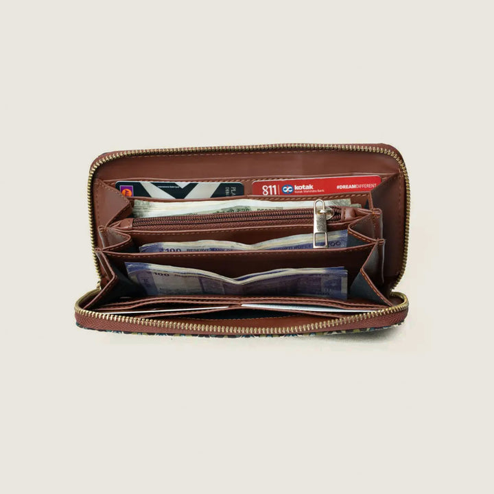 Basant Hand Block Printed Wrist Clutch