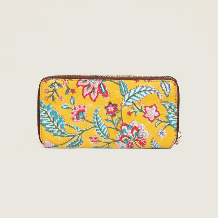 Basant Hand Block Printed Wrist Clutch