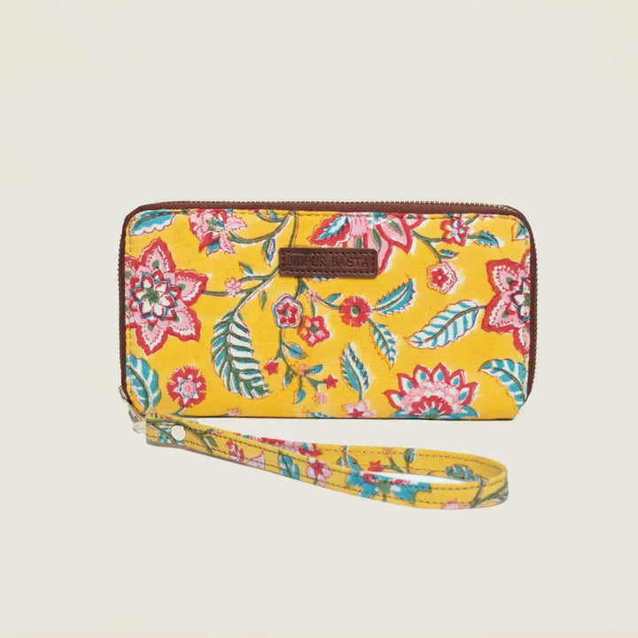 Basant Hand Block Printed Wrist Clutch