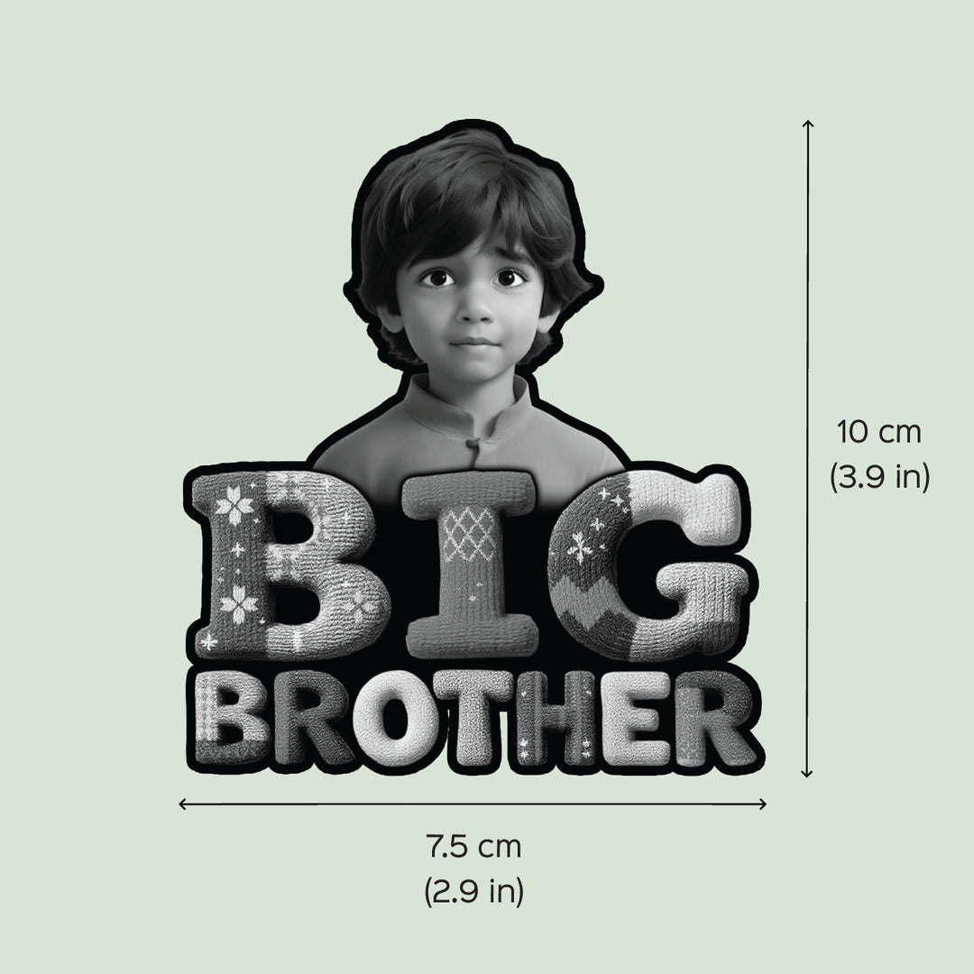 Photo Personalized "Big Brother" Acrylic Fridge Magnet