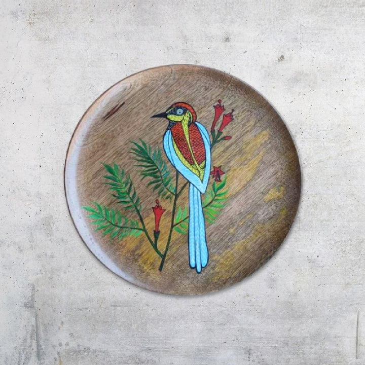 Handpainted Mango Wood Wall Plate