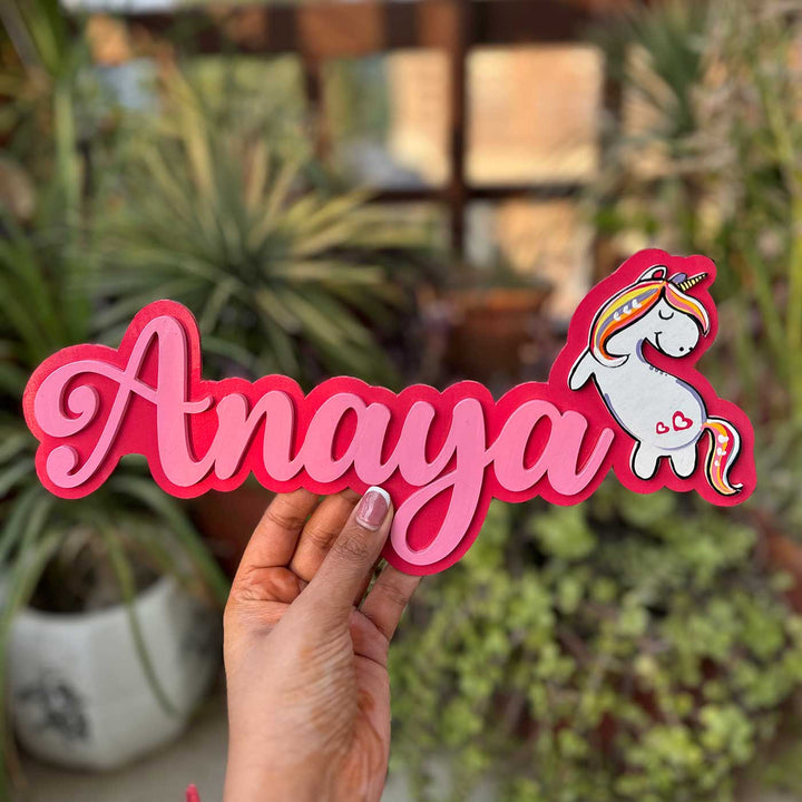 Handcrafted Personalized Name & Character Magnet