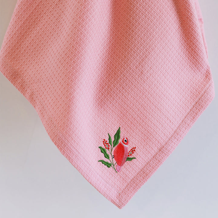 Embroidered 100% Cotton Towel | Set of 3