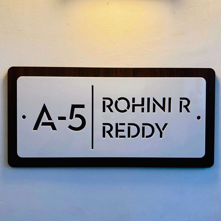 Personalized Rectangle Acrylic Name Plate